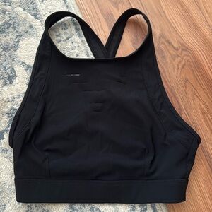 Alo black cutout sports bra